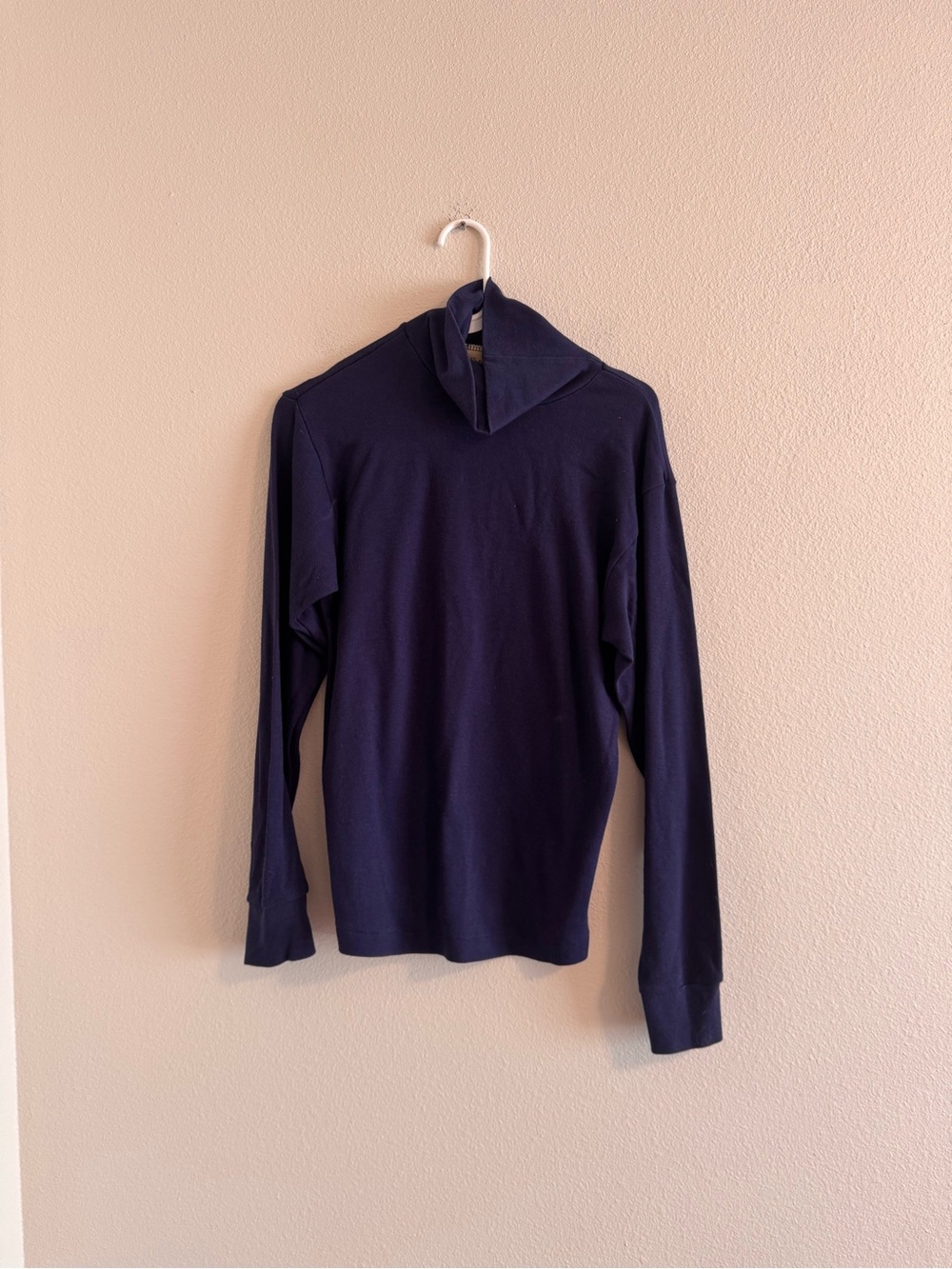 Eddie Bauer Navy Hooded Long-Sleeve Top